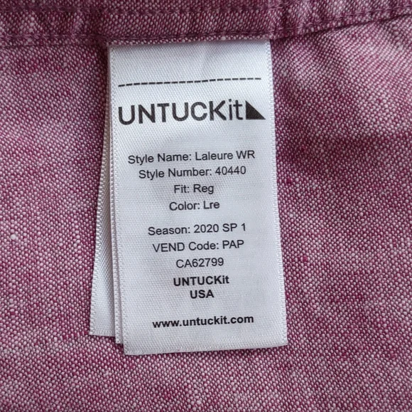 UNTUCKit Men's Laleure Linen Button-Up Shirt - Picture 10 of 15